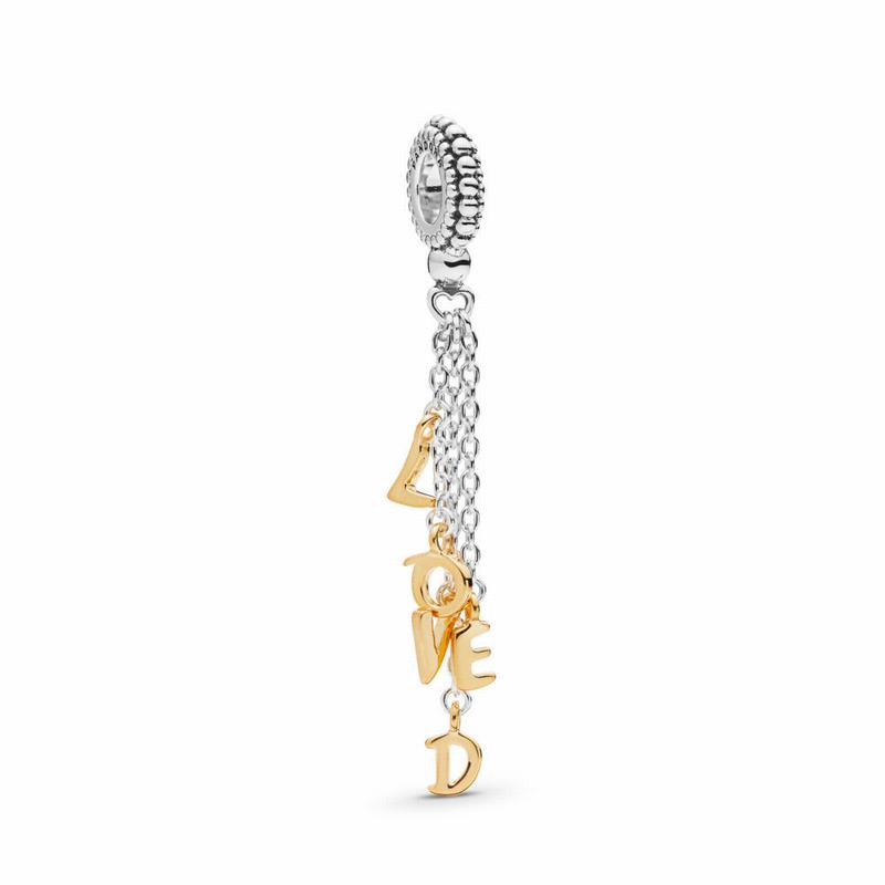 Pandora Shine™ Loved Script Charm Silver Egypt ZC2094637